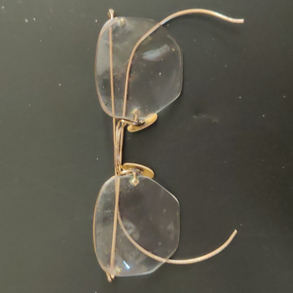 Gold fill reading glasses